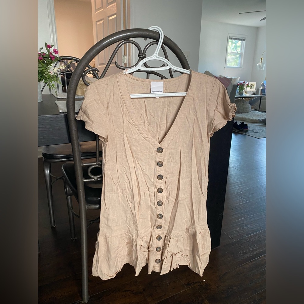 Tan dress